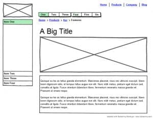 wireframe wordpress